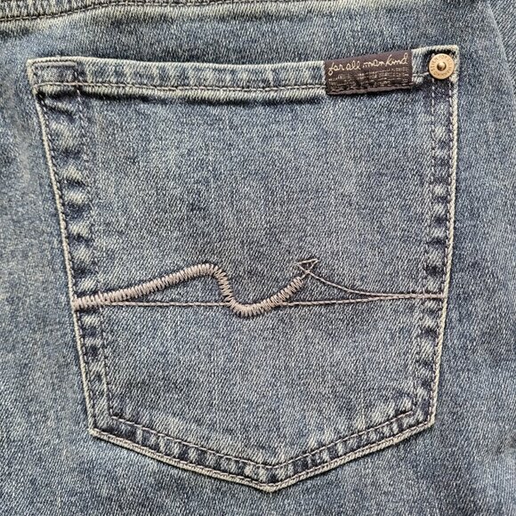 7 For All Mankind Adrien Slim Tapered Jeans Men's Size 30 - Picture 4 of 8